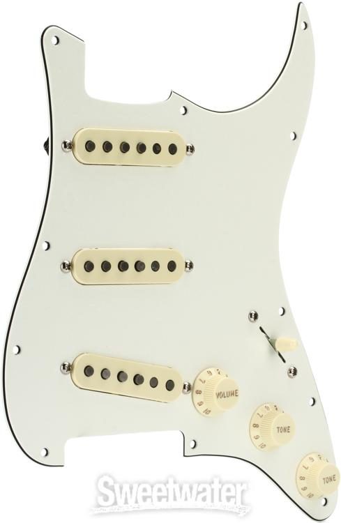 Fender Tex-Mex SSS Pre-wired Stratocaster Pickguard - Parchment 3-ply