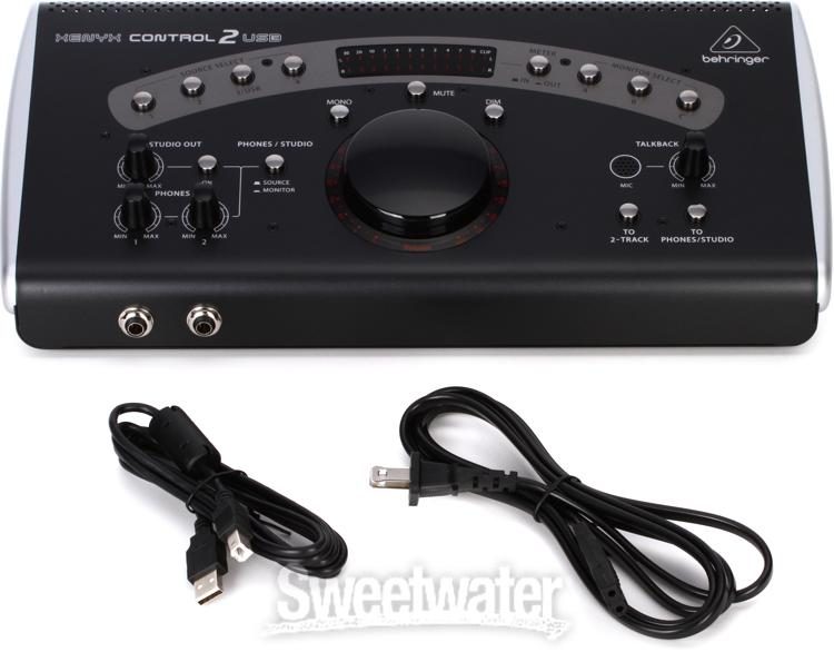 Behringer CONTROL2USB High-end Studio Control with VCA USB Audio Interface | Sweetwater