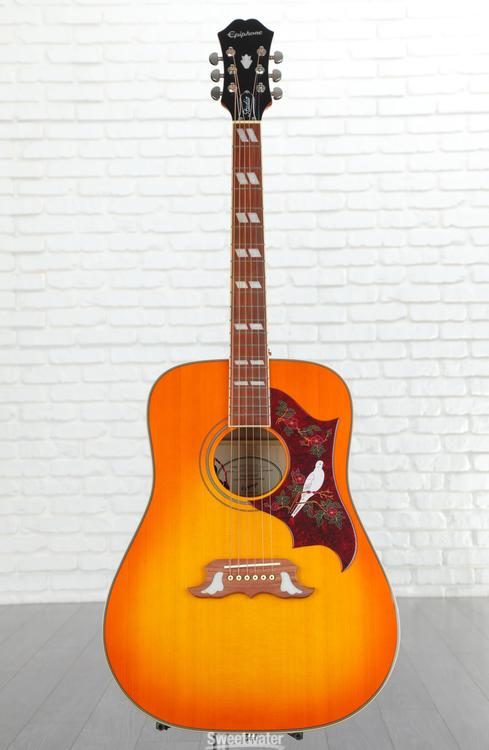 Epiphone Dove Studio Acoustic-electric Guitar - Violin Burst