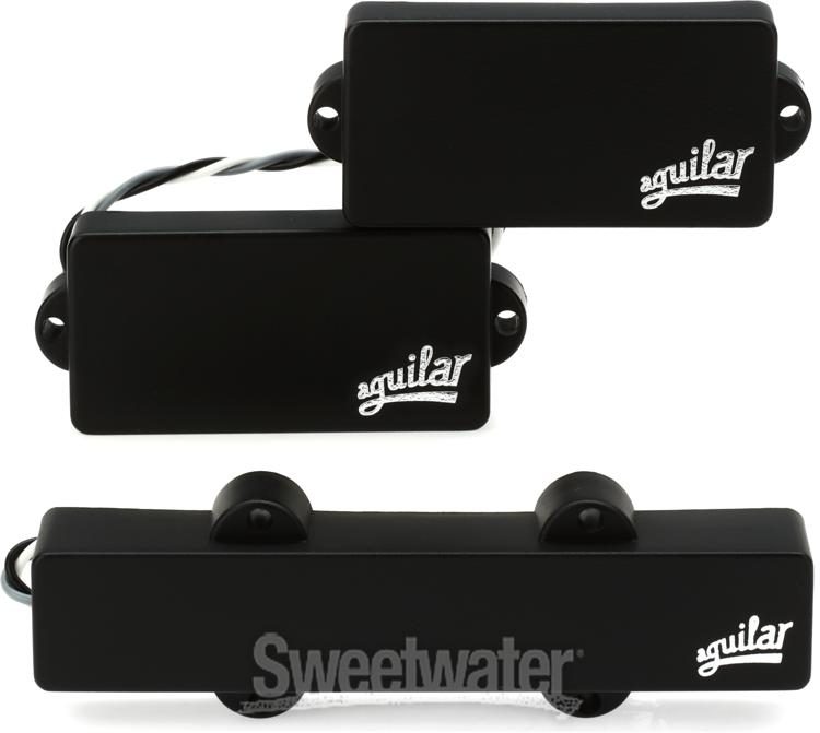 Aguilar DCB-4PJ Dual Ceramic PJ-Bass Pickup Set | Sweetwater