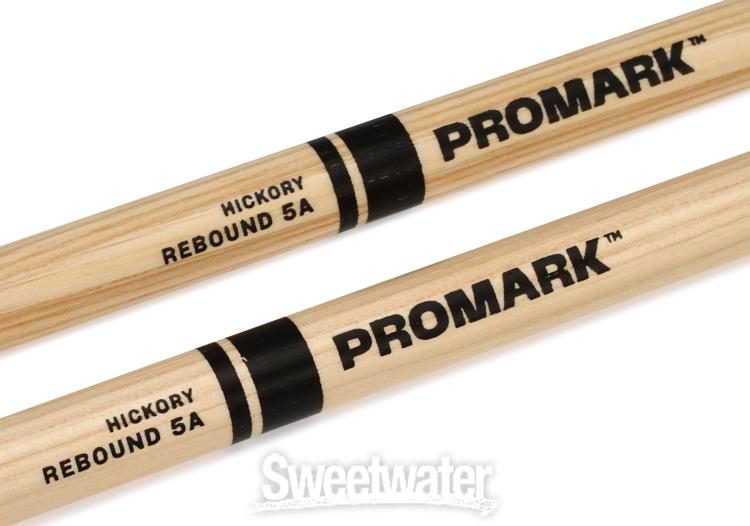Rebound Balance Hickory Drumsticks - 5A - Nylon Tip - Sweetwater