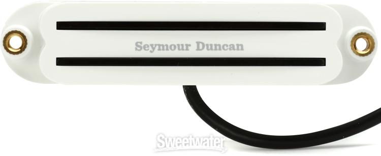 Seymour Duncan SHR-1b Hot Rails Bridge Strat Single Coil Sized Humbucker  Pickup - White