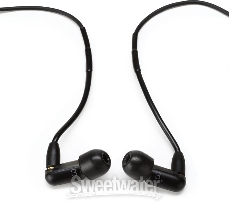 Shure AONIC 3 Sound Isolating Earphones - Black | Sweetwater