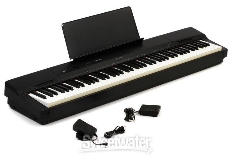 Casio Privia PX-160 88-key Digital Piano with Speakers - Black 
