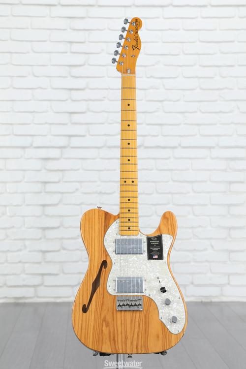 Fender American Vintage II 1972 Telecaster Thinline Electric Guitar - Aged  Natural