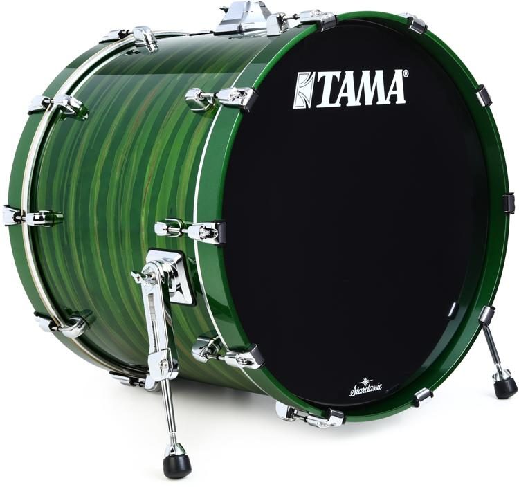 Tama Starclassic Walnut/Birch Bass Drum - 18 x 22 inch with Tom