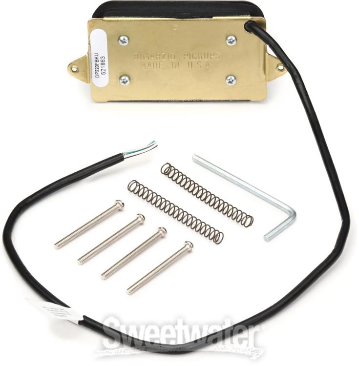 DiMarzio D Activator Bridge Humbucker Pickup - F-spaced - Black