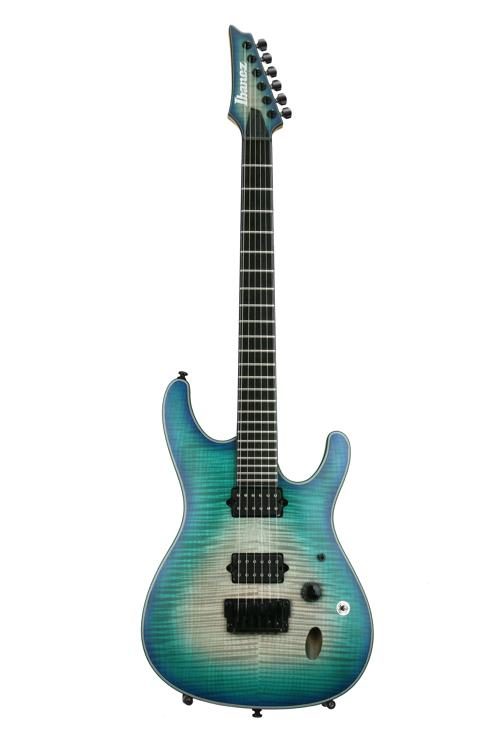 Ibanez Iron Label SIX6FDFM - Blue Space Burst Reviews | Sweetwater