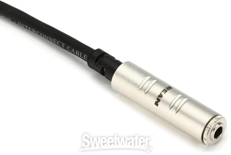 Hosa HXMM-010 Pro Headphone Extension Cable - 3.5mm REAN TRS Female to 3.5mm TRS Male - 10 foot
