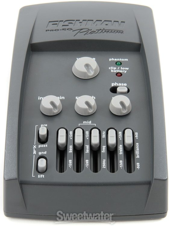 Fishman Pro-EQ Platinum Preamp/EQ/D.I. Reviews | Sweetwater