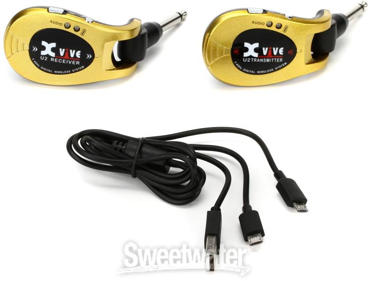 Xvive U2 Digital Wireless Guitar System - Gold Reviews | Sweetwater