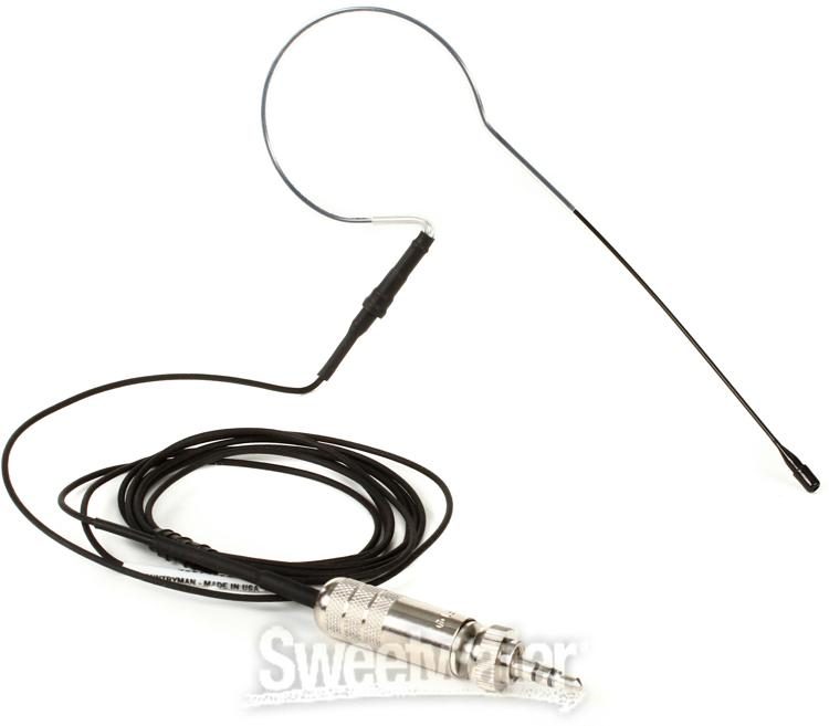 Countryman E6XOW5C1L4 Springy Flexible E6X Omnidirectional Earset with 1-mm  Cable for Lectrosonics Transmitters (Cocoa)