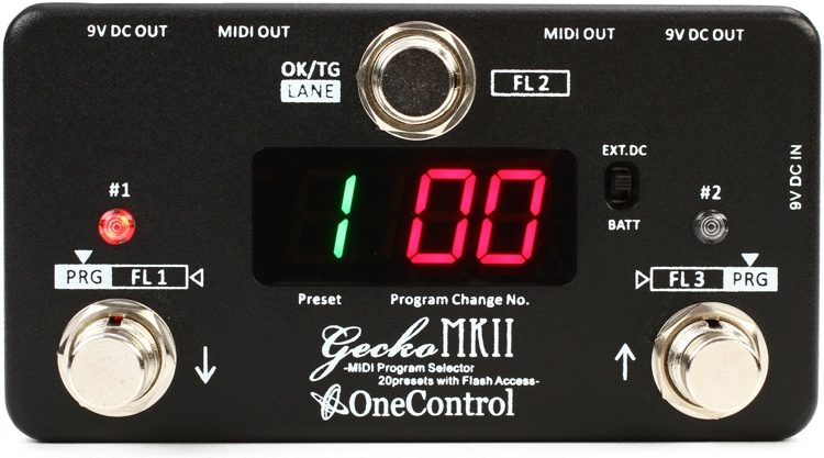 One Control Gecko Mark II MIDI Switcher Reviews | Sweetwater