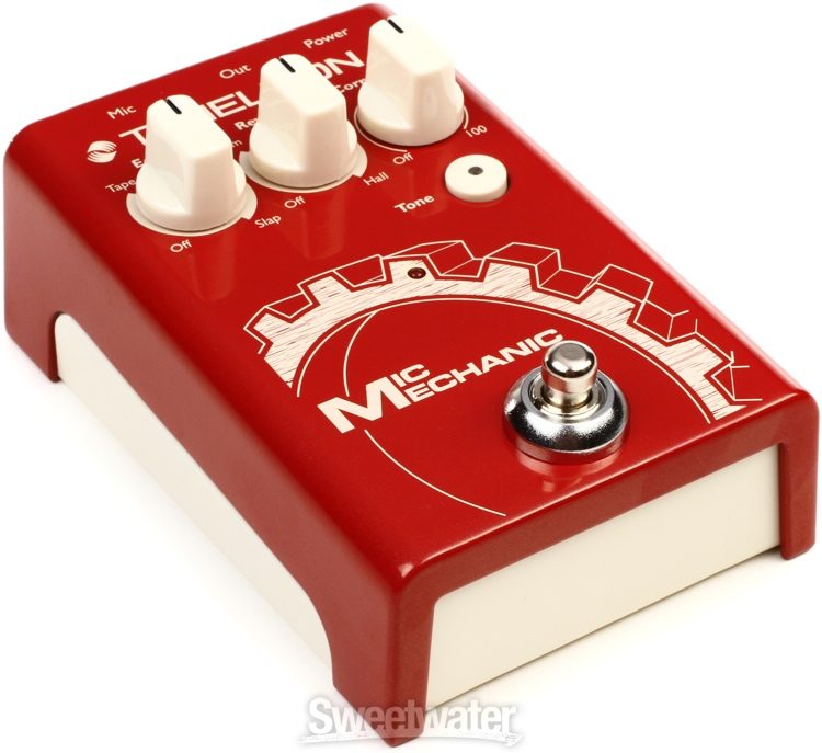 TC-Helicon Mic Mechanic 2 Vocal Effects Pedal | Sweetwater