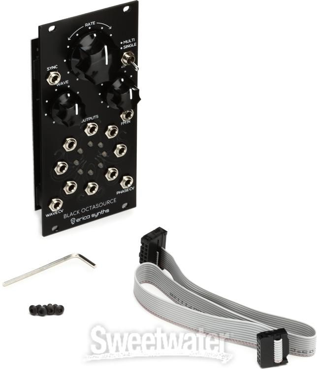 Erica Synths Black Octasource Syncable LFO Eurorack Module with Phase Shift