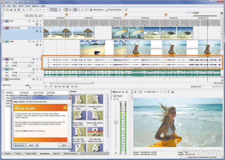 Sony Vegas Movie Studio + DVD 8 | Sweetwater