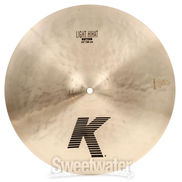 K Zildjian (ジルジャン)15インチ ライトハイハットシンバル - 打楽器