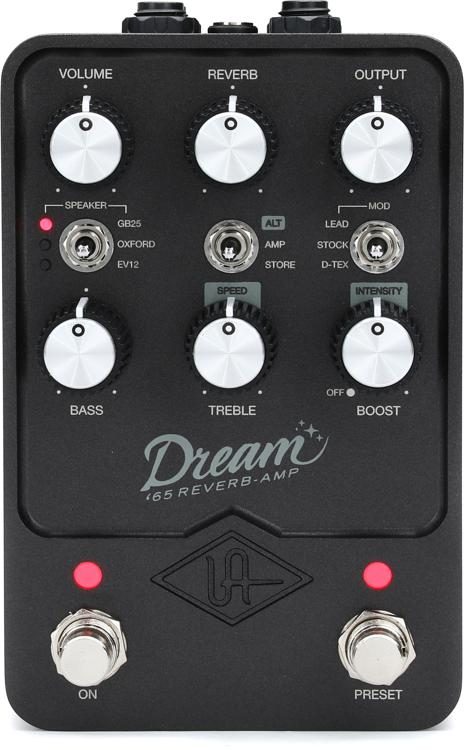 Universal Audio UAFX Dream '65 Reverb Amplifier Pedal Cap and Cable Bundle