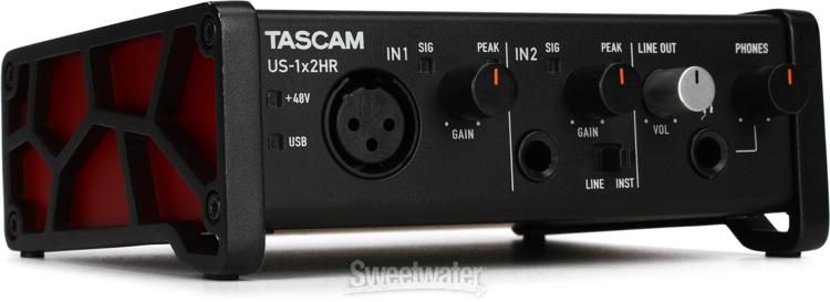 TASCAM US-1x2HR USB Audio Interface | Sweetwater