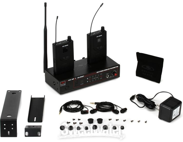 Galaxy Audio AS-950-2 Wireless In-Ear Monitor Twin Pack System P2 Band  Reviews Sweetwater