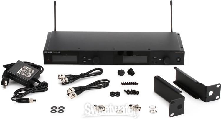 Shure SLXD4D Two-channel Digital Wireless Receiver - G58 Band