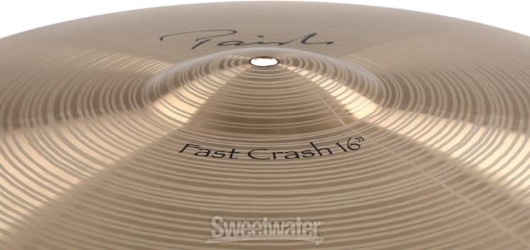 Paiste 16 inch Signature Fast Crash Cymbal Reviews | Sweetwater