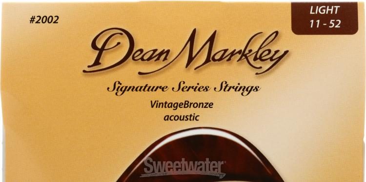 Dean Markley 2002 VintageBronze Signature 85 15 Bronze Acoustic