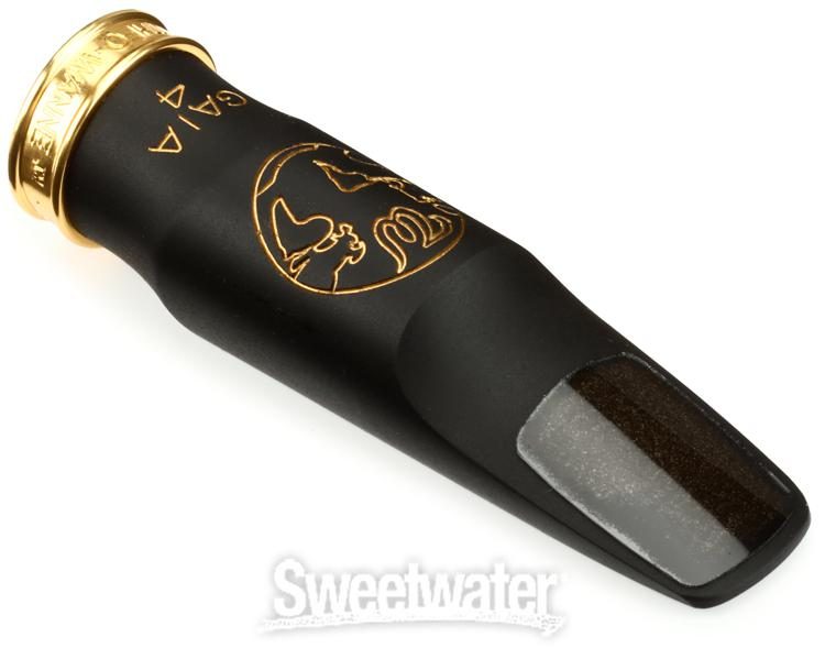 GA4-AR5 Gaia 4 Alto Saxophone Mouthpiece - 5 Hard Rubber - Sweetwater