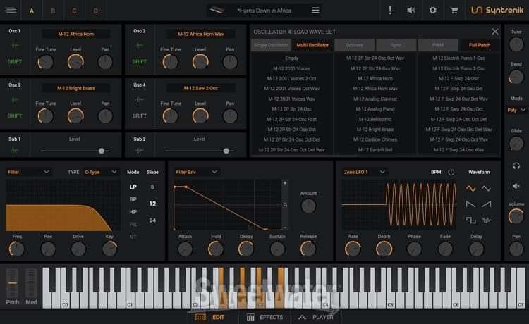 IK Multimedia Syntronik 2 Synthesizer Plug-in | Sweetwater