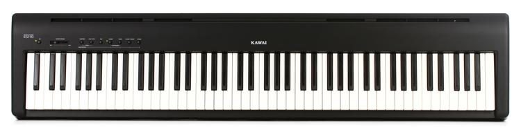 Kawai ES110 88-key Digital Piano with Speakers - Gloss Black