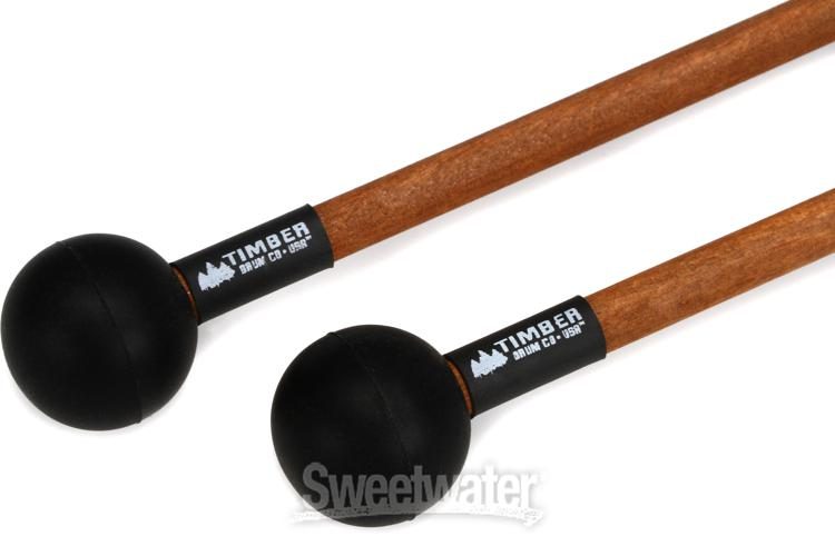 Timber Drum Company Extra Soft Rubber Mallets with Solid Hardwood Handles