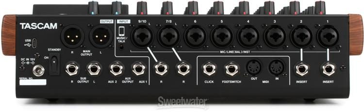 Tascam Model 12 12-Channel Multitrack Production Workstation And DAW  Control Surface