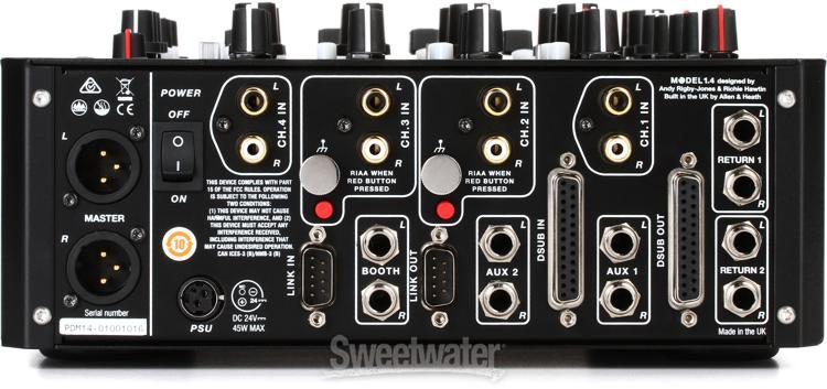 PLAYdifferently Model 1.4 4-channel DJ Mixer | Sweetwater