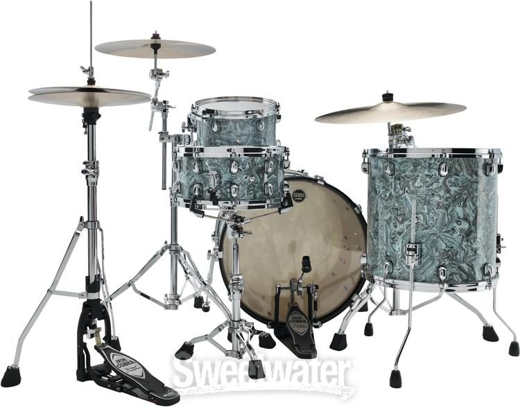 Tama Starclassic Maple MR32CZS 3-piece Shell Pack - Sky Blue Swirl with  Chrome Hardware