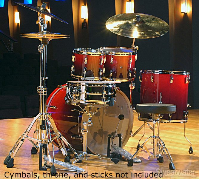 Pearl Vision Birch VBX 5-piece Drum Kit - Ruby Fade | Sweetwater