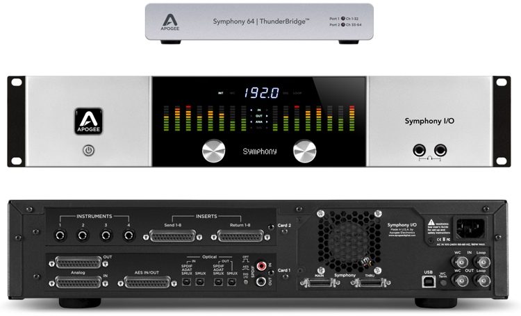 Apogee Symphony I/O 8x8+8MP System + ThunderBridge Bundle | Sweetwater
