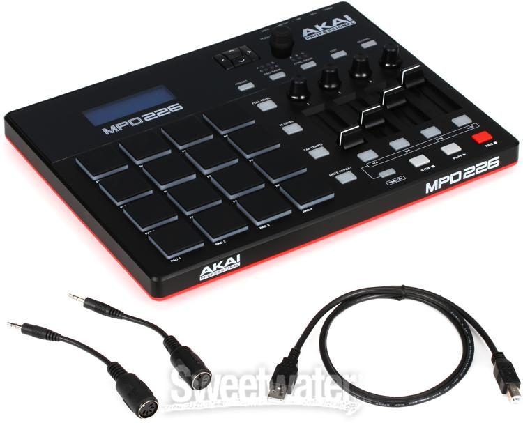 オリジナル AKAI MPD226 MIDI パットコントローラー DJ機材 - powertee.com