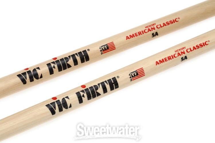 Vic Firth American Classic 5A Wood Tip Drumsticks Drum Sticks 12-Pairs Brick