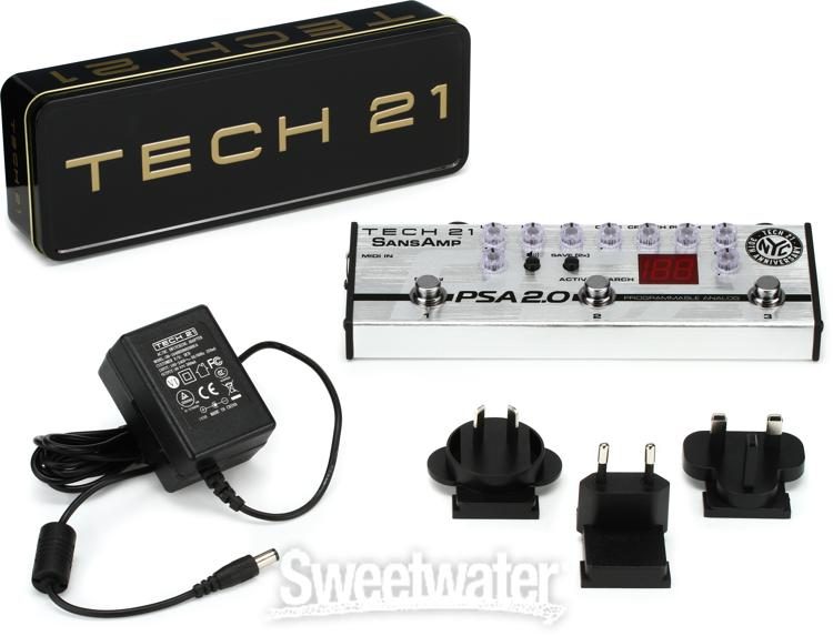 Tech 21 SansAmp PSA 2.0 Programmable Instrument Pre-amp Pedal