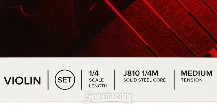 D'Addario J810 Prelude Violin String Set - 1/4 Size | Sweetwater