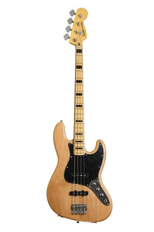 Squier Vintage Modified Jazz Bass '70s - Natural | Sweetwater