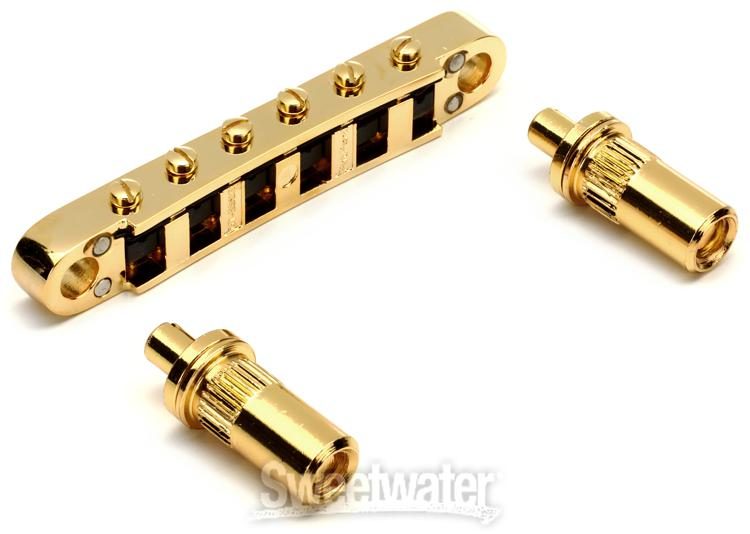 Graph Tech PS-8863-G0 ResoMax NV2 6mm Tune-o-matic Bridge with