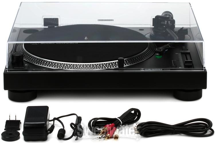 Individualitet Databasen komedie Audio-Technica AT-LP120XUSB-BK Direct Drive Turntable with USB - Black |  Sweetwater