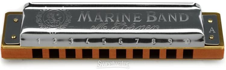  Hohner 1896BX Marine Band Harmonica, Key of C : Musical  Instruments