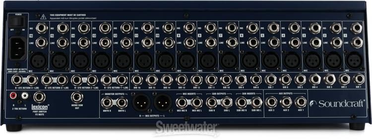 Soundcraft FX16ii Mixer with Effects Reviews | Sweetwater