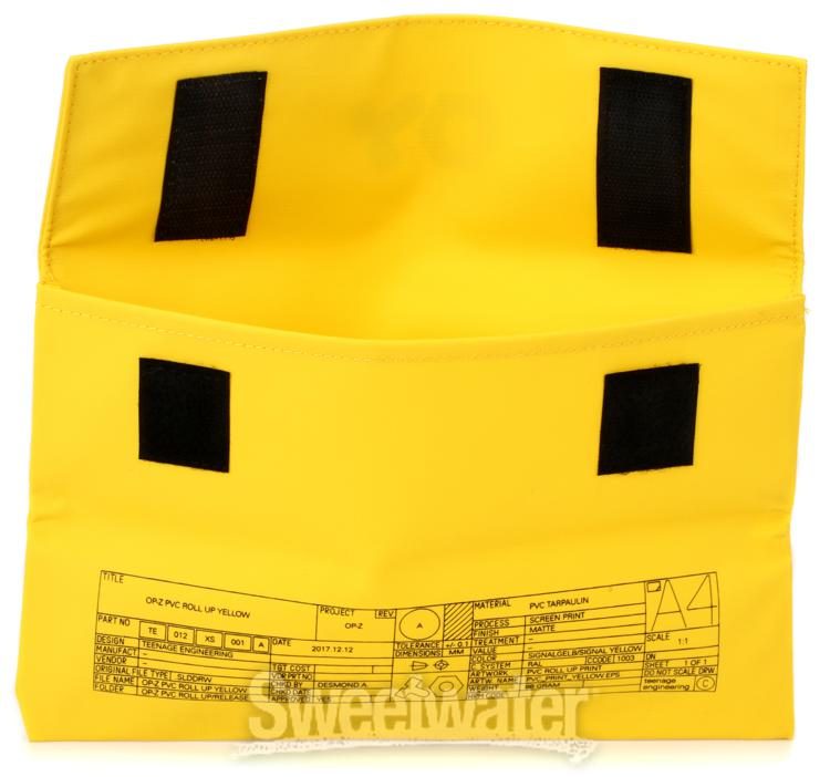 Teenage Engineering OP-Z PVC Roll Up Bag - Yellow | Sweetwater