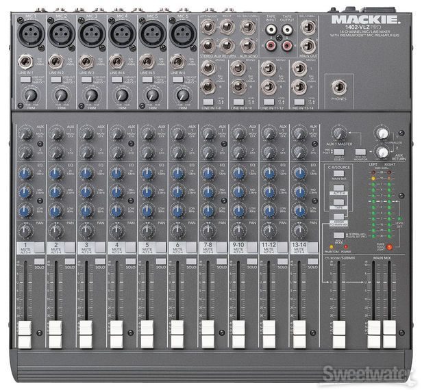 Mackie 1402-VLZ Pro Reviews | Sweetwater