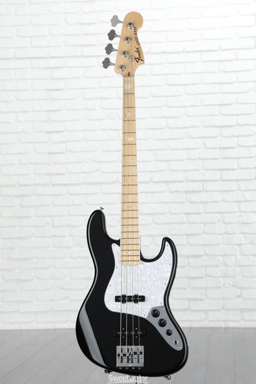 Fender USA Geddy Lee Jazz Bass - Black | Sweetwater