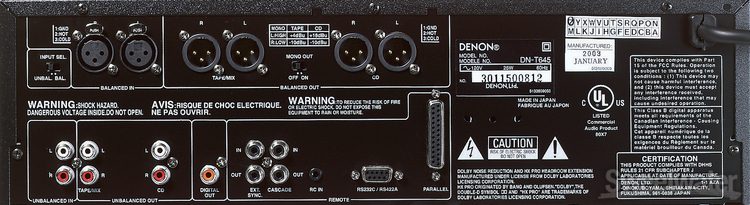 Denon Professional DN-T645 | Sweetwater