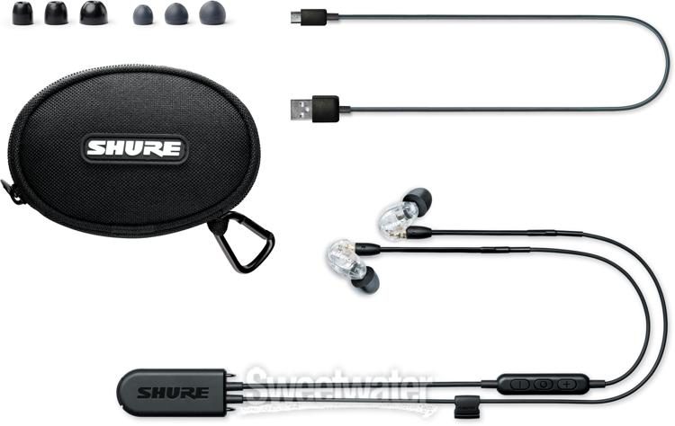 Shure SE215 Sound Isolating Earphones with Bluetooth - Clear 